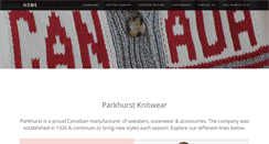 Desktop Screenshot of parkhurst.ca